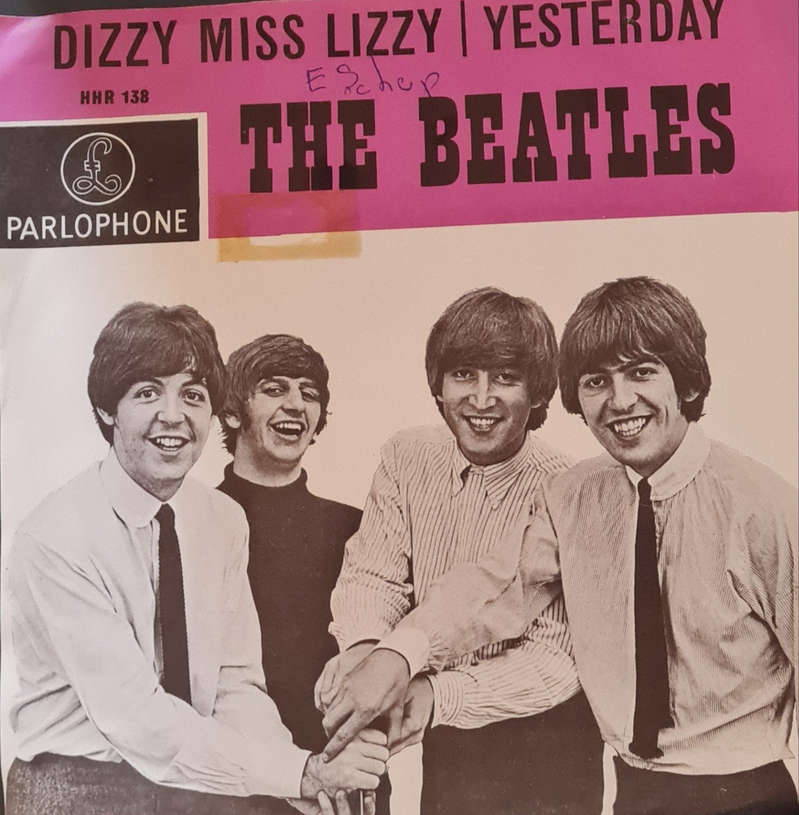 THE BEATLES  - DIZZY MISS LIZZY /YESTERDAY, Cd's en Dvd's, Vinyl Singles, Ophalen of Verzenden, Gebruikt, Pop