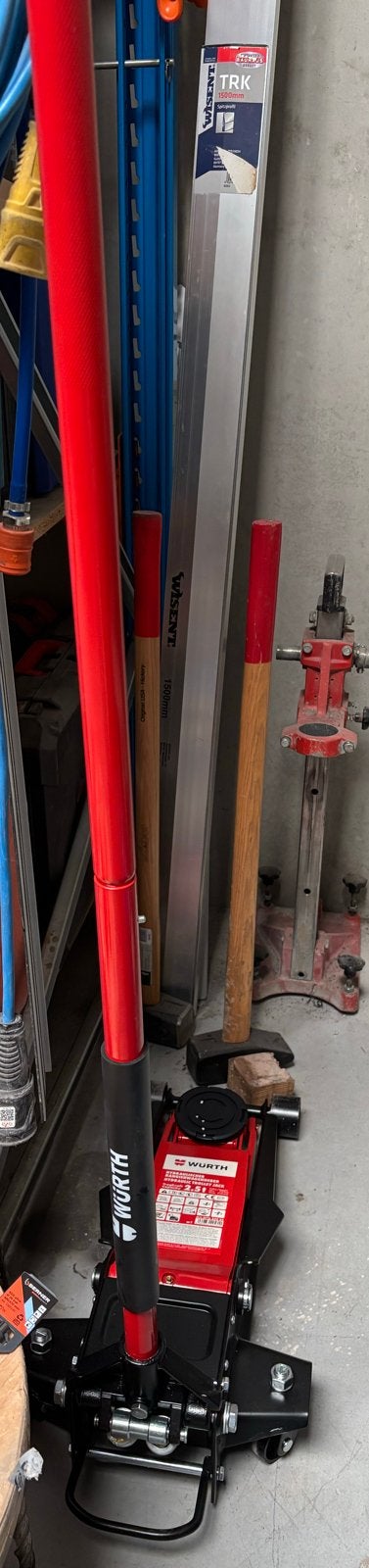 WÜRTH Hydraulische Garagekrik 2.5T - Zo goed als nieuw, Auto diversen, Ophalen, Zo goed als nieuw, Hydraulisch, Garagekrik