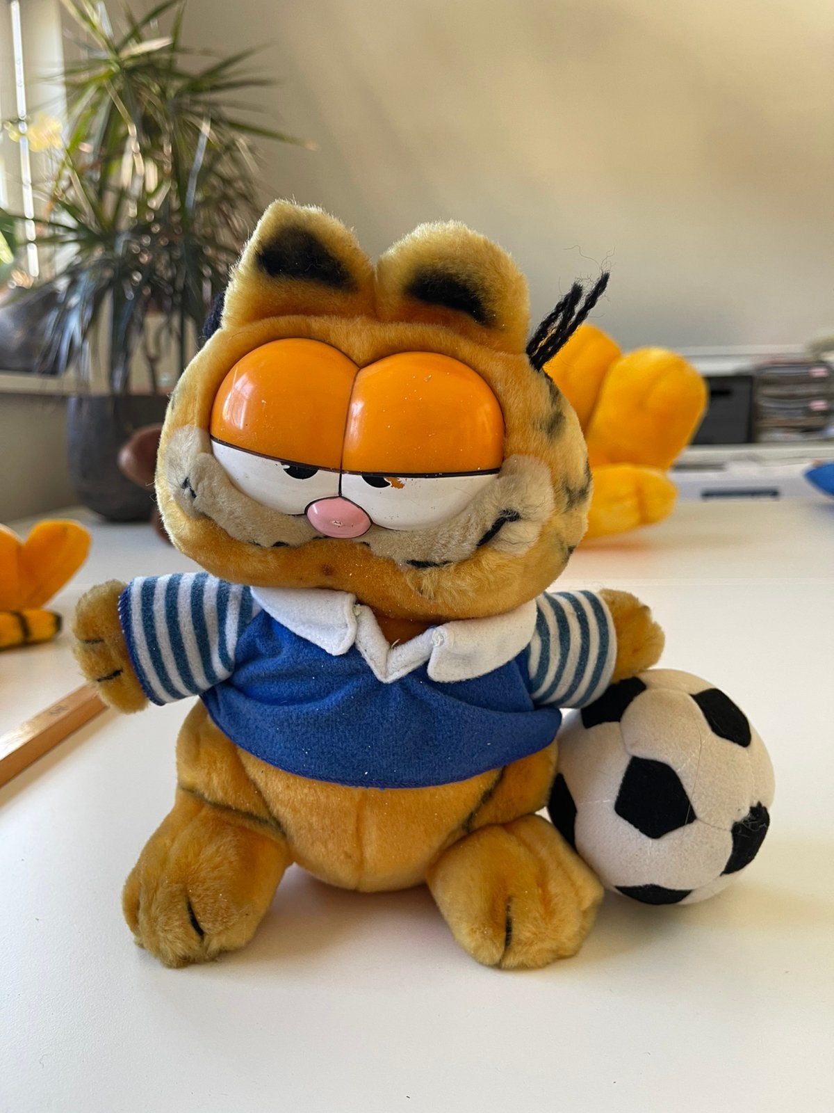Garfield als voetballer, Kinderen en Baby's, Speelgoed | Knuffels en Pluche, Ophalen of Verzenden, Zo goed als nieuw, Overige typen