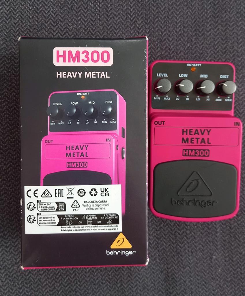 Behringer HM300 Heavy Metal pedal - nieuwstaat, Muziek en Instrumenten, Effecten, Ophalen of Verzenden, Zo goed als nieuw, Distortion, Overdrive of Fuzz