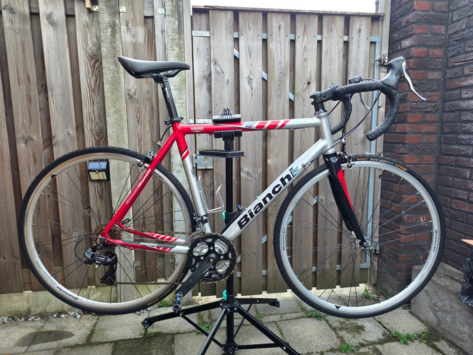 Bianchi Nirone racefiets, Gebruikt, Aluminium, 53 tot 57 cm, Ophalen