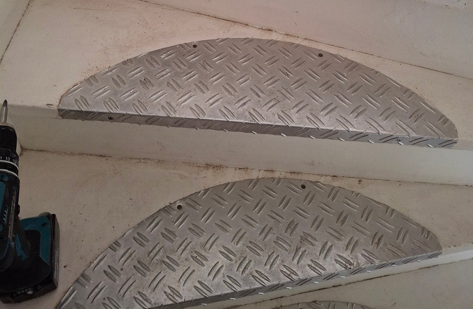 Aluminium maantjes, Doe-het-zelf en Verbouw, Ladders en Trappen, Ophalen, Minder dan 2 meter