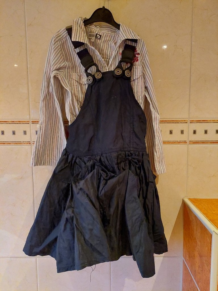 Prachtige Barbara Farber Feestjurk Kerstjurk Doerak Blouse, Jongen of Meisje, Ophalen of Verzenden, Zo goed als nieuw, Jurk of Rok