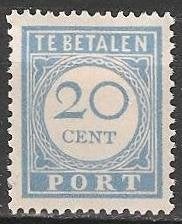 Port No. P 58 XX.  ADV. no.25 A., Verzenden, T/m 1940