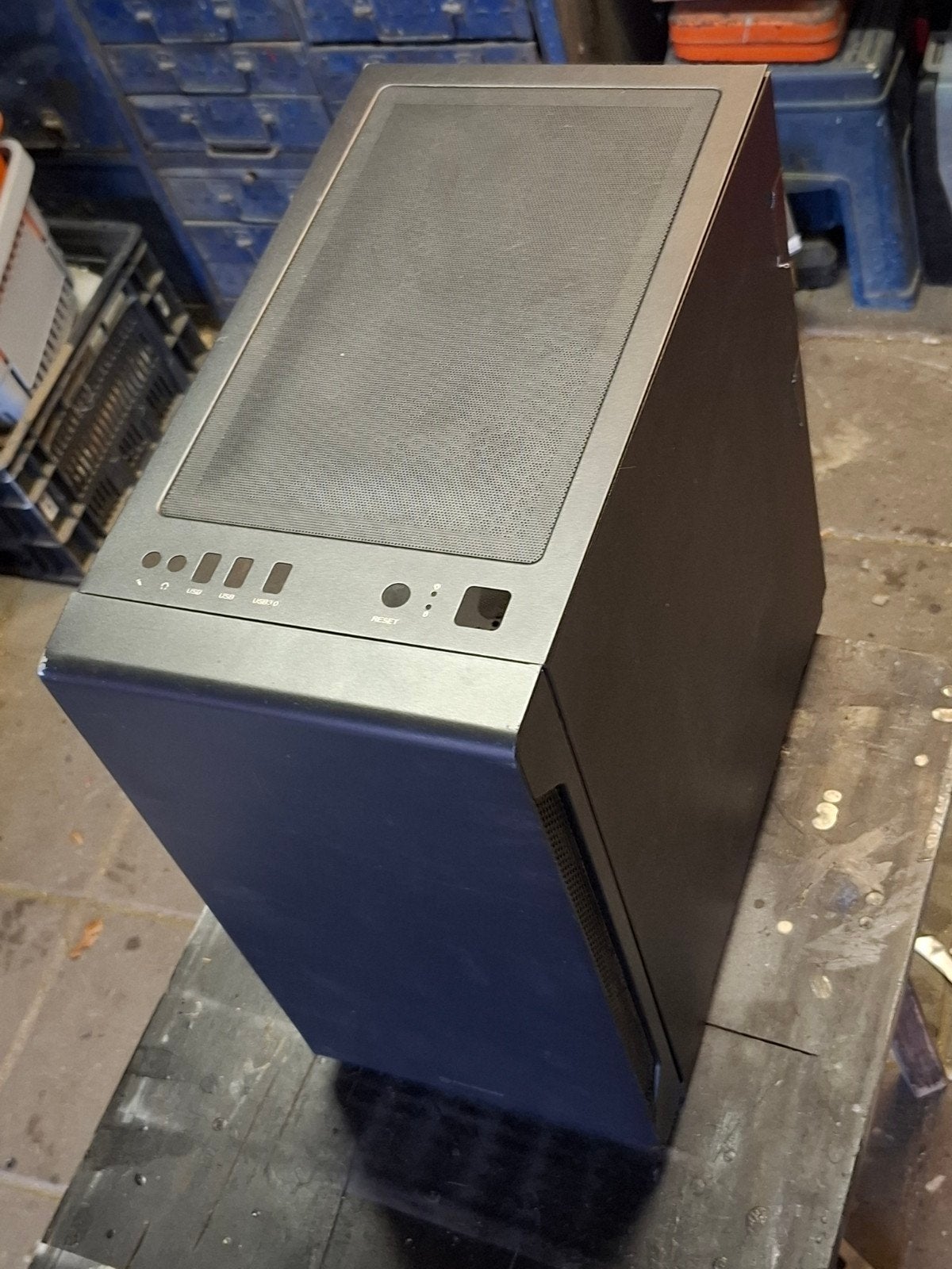 Computerbehuizing (leeg) - Zwart, Computers en Software, Ophalen, Gebruikt