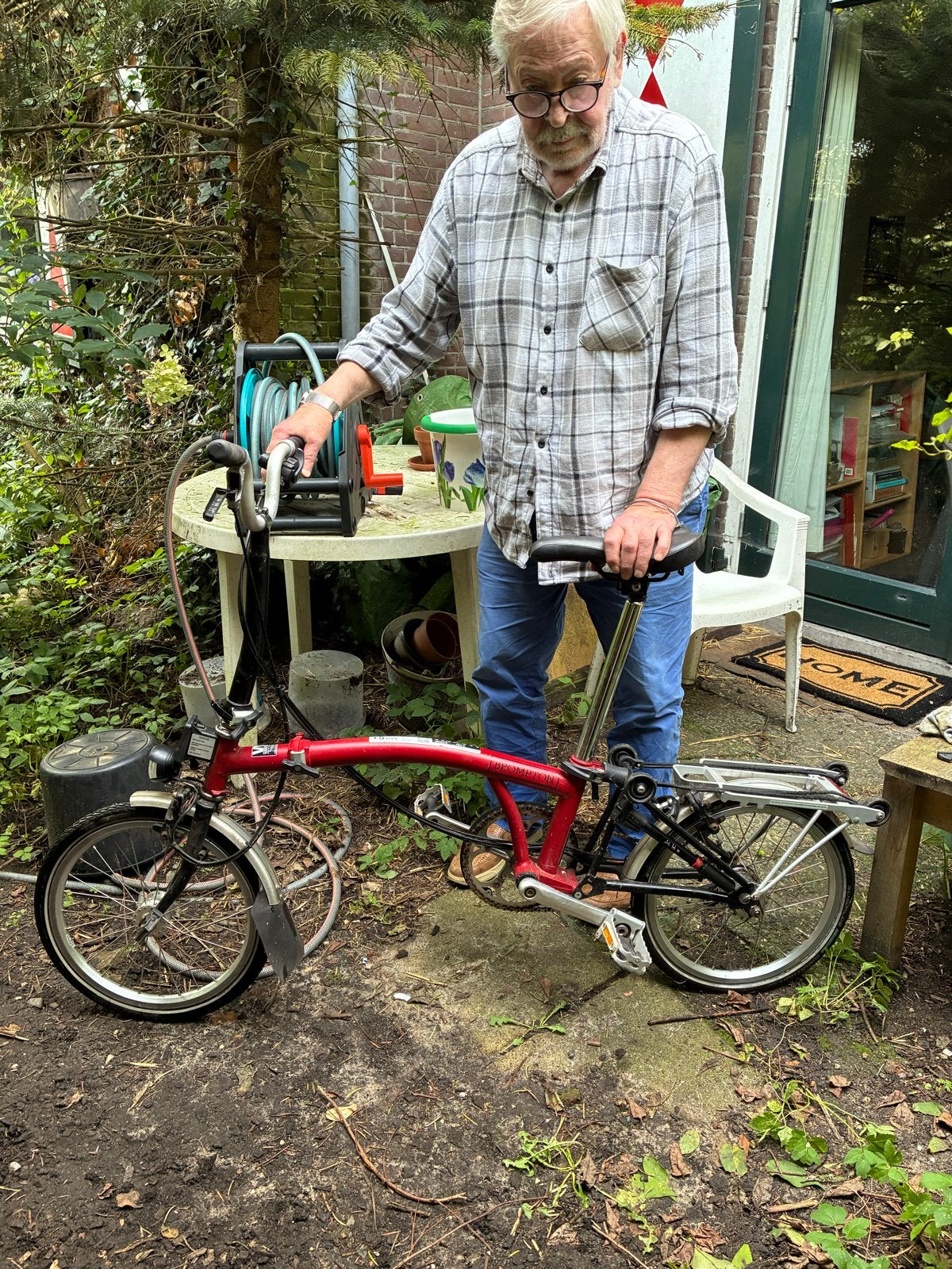 Brompton vouwfiets - Heren - Goede staat, Fietsen en Brommers, Ophalen, Gebruikt, Brompton, Heren