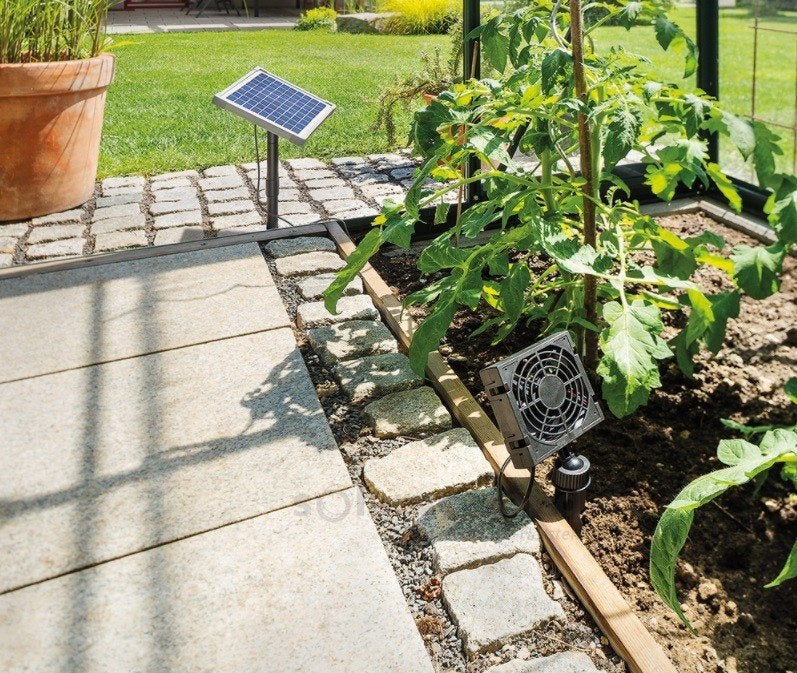 Kas ventilator zonne-energie, Tuin en Terras, Kassen, Nieuw, Overige materialen, Overige materialen, Ophalen of Verzenden