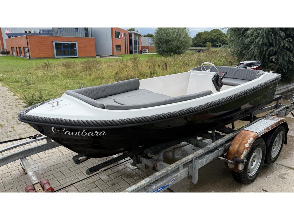 Gentle 435, Watersport en Boten, Gebruikt, 4 m, Buitenboordmotor, Polyester