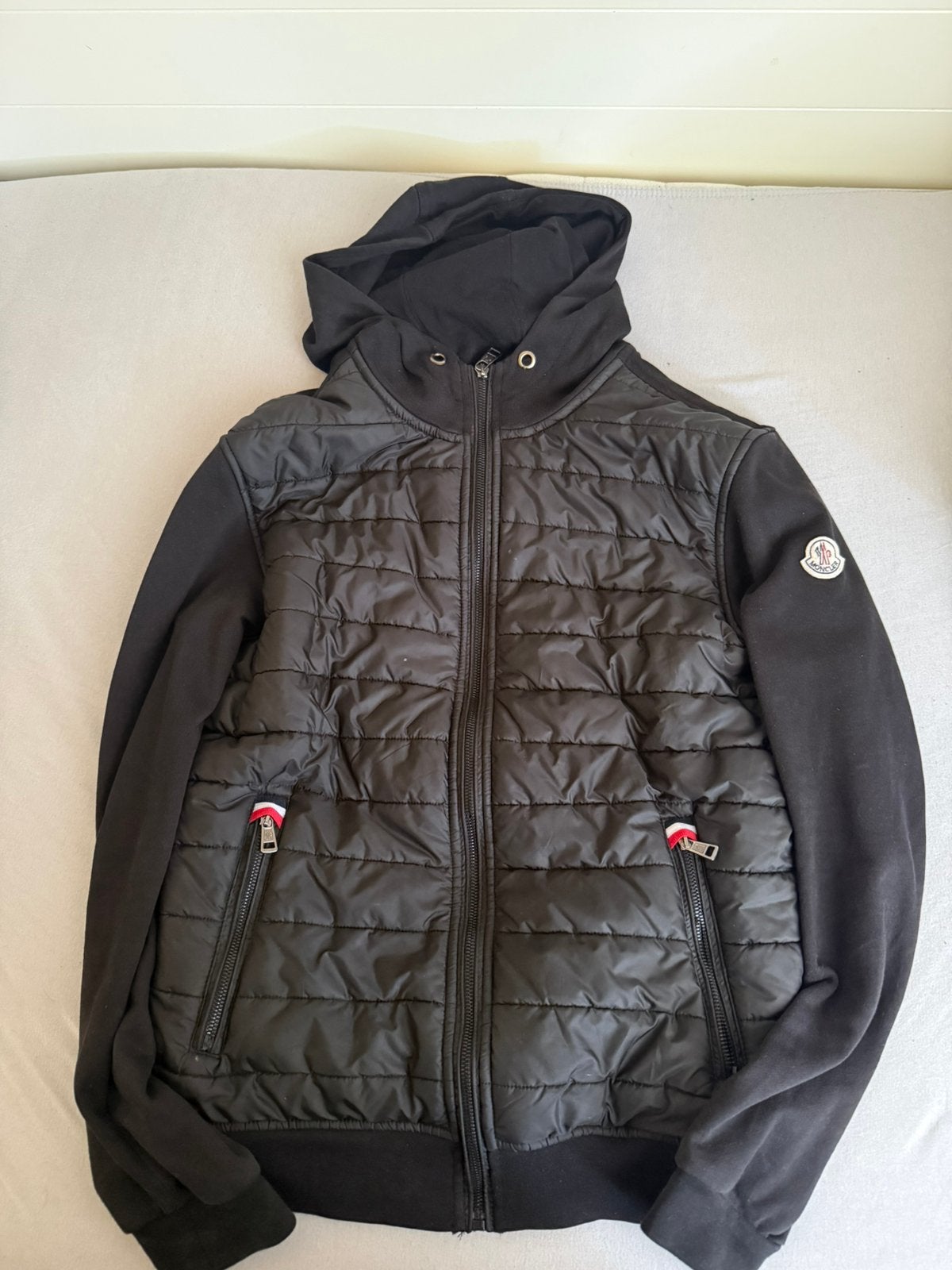 Moncler Jas Orgineel Maat M, Kleding | Heren, Jassen | Winter, Ophalen of Verzenden, Zo goed als nieuw, Zwart