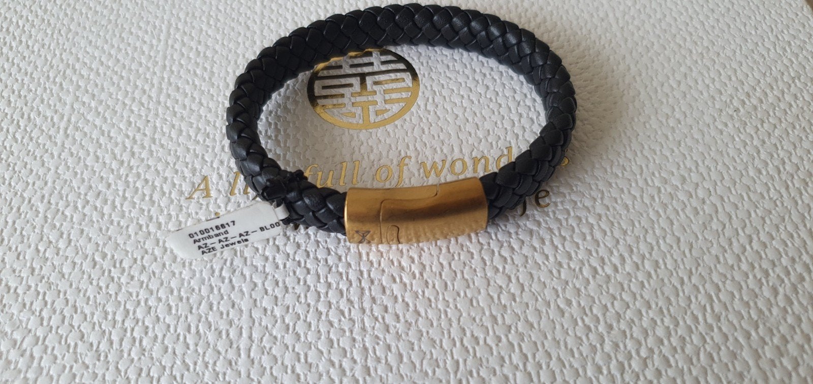 Vaderdag cadeau AZE Jewels heren armband 19.5 cm nieuw, Ophalen of Verzenden, Nieuw, Zilver