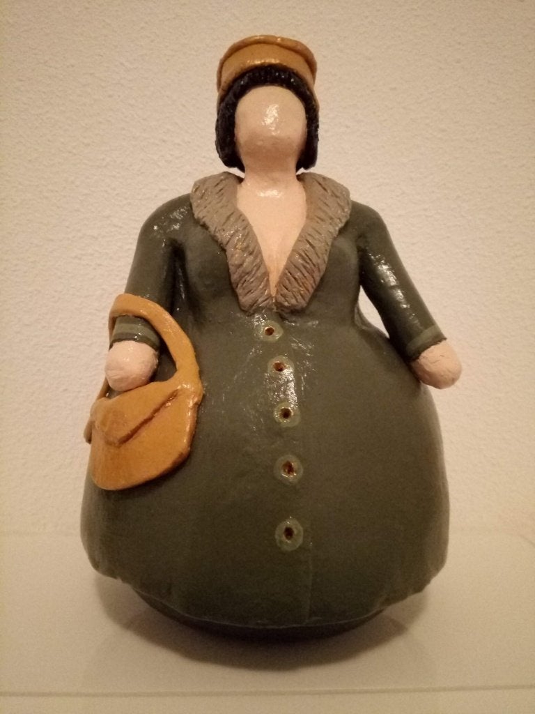 DIKKE DAME, beeld, keramiek, Verzamelen, Beelden en Beeldjes, Ophalen, Nieuw, Fantasy