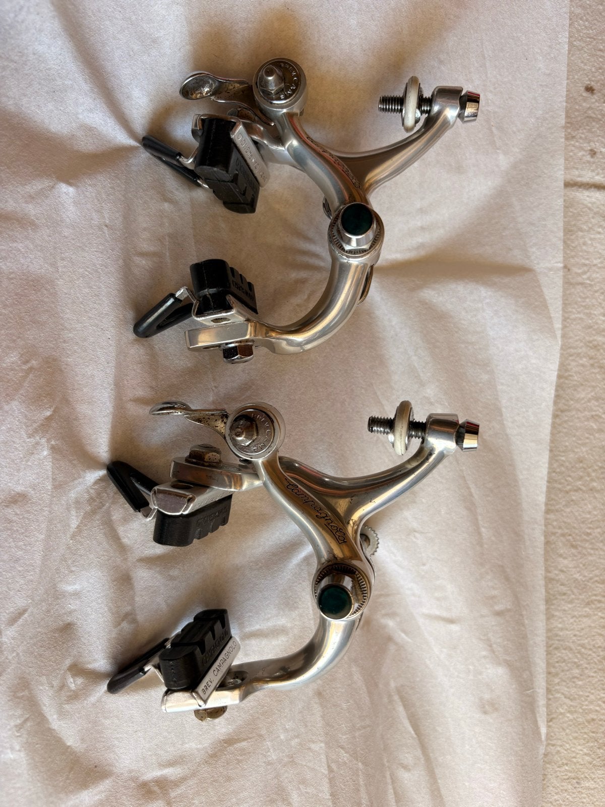 Campagnolo Cobalto remmen en remhendels, Ophalen, Remmen, Gebruikt, Aluminium