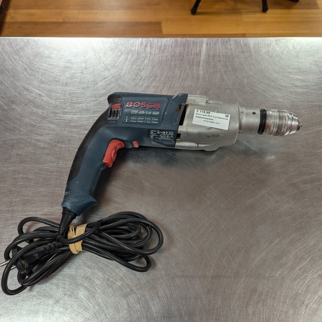 Bosch gsb 20-2 re professional klopboormachine, Bosch, Zo goed als nieuw, Support@bosch.com, Robert Bosch GmbH
Robert-Bosch-Platz 1
70839 Gerlingen-SchillerhÃ¶he
Germany