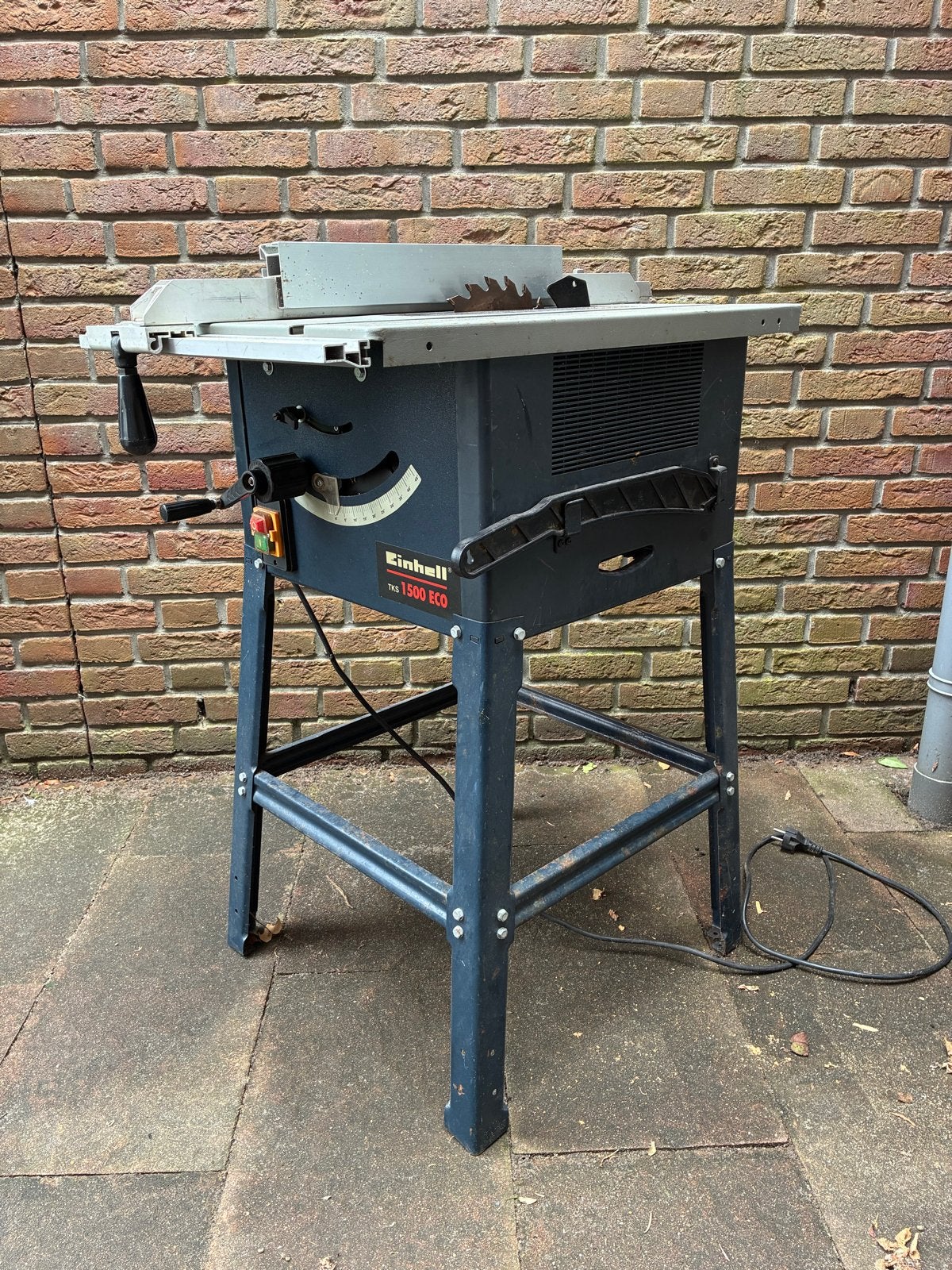 Einhell TKS 1500 eco ZaagTafel met 3 extra zaagbladen, Ophalen, Gebruikt, Cirkelzaag, 70 mm of meer