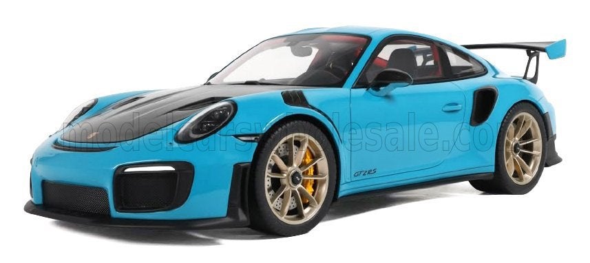 GT-Spirit 1:12 Porsche 991-2 GT2 RS Baby Blue, Ophalen of Verzenden, Nieuw, 1:9 t/m 1:12, Auto