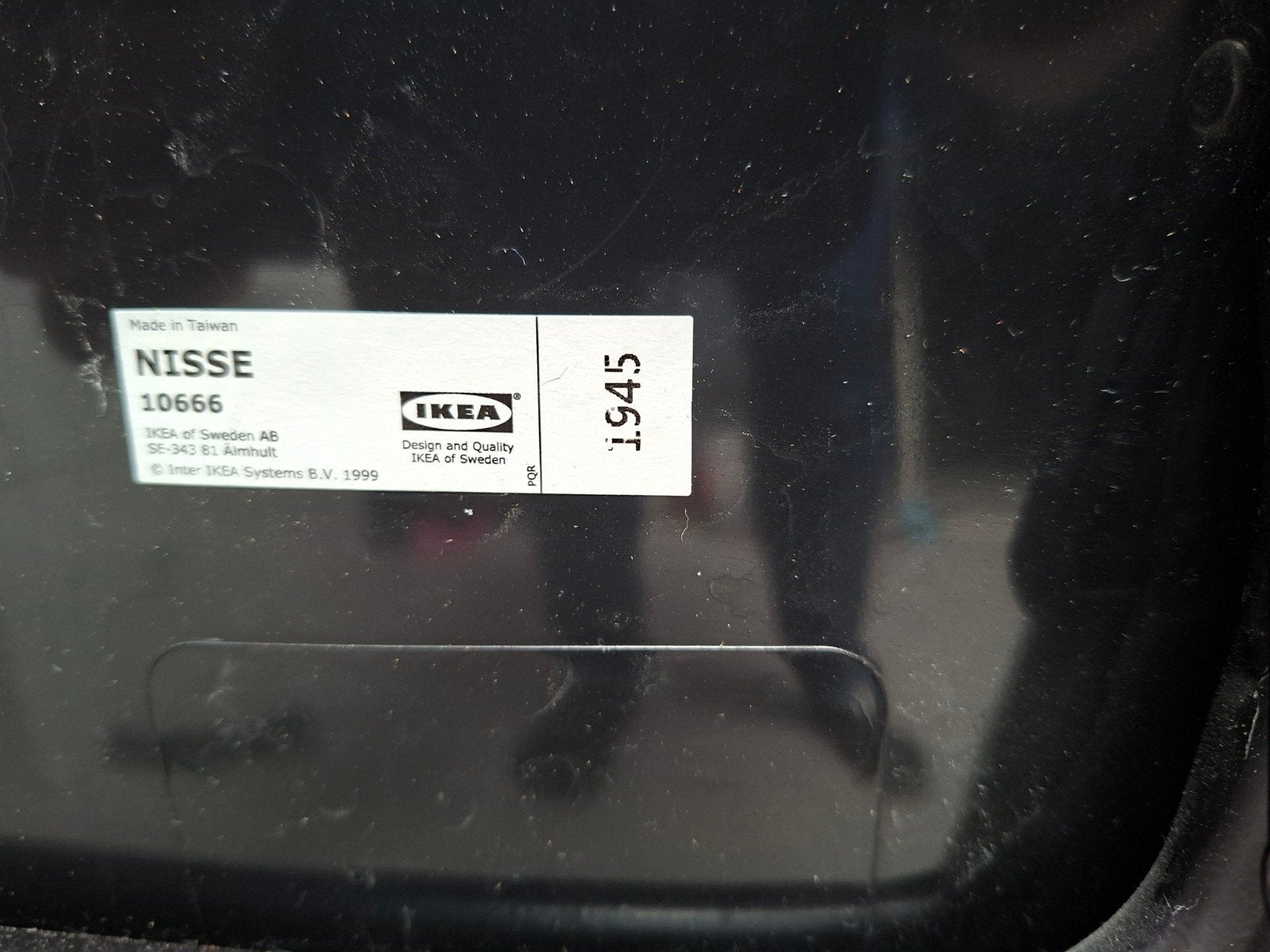 2 IKEA NISSE klapstoelen - Zwart, Gebruikt, Twee, Zwart, Ophalen of Verzenden