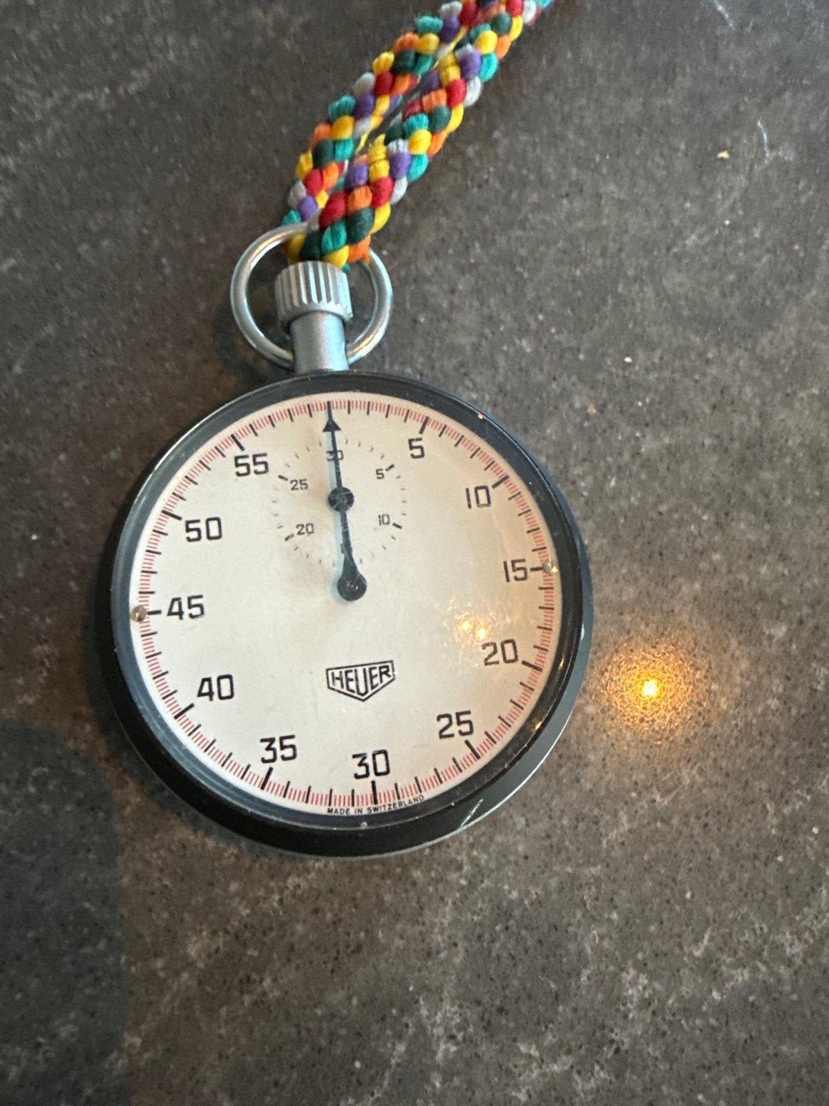 Vintage Heuer Stopwatch - Made in Switzerland, Ophalen of Verzenden