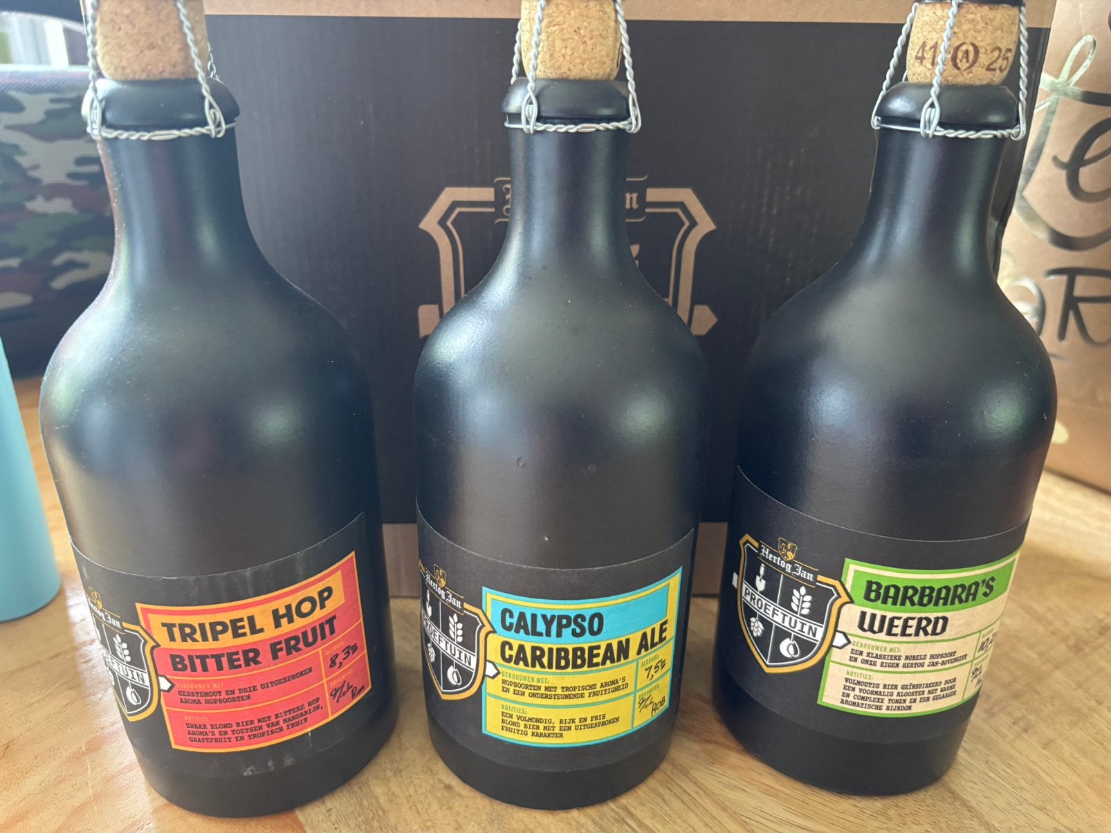 Hertog Jan proeftuin 3 flessen, Verzamelen, Biermerken, Ophalen of Verzenden, Nieuw, Flesje(s), Hertog Jan