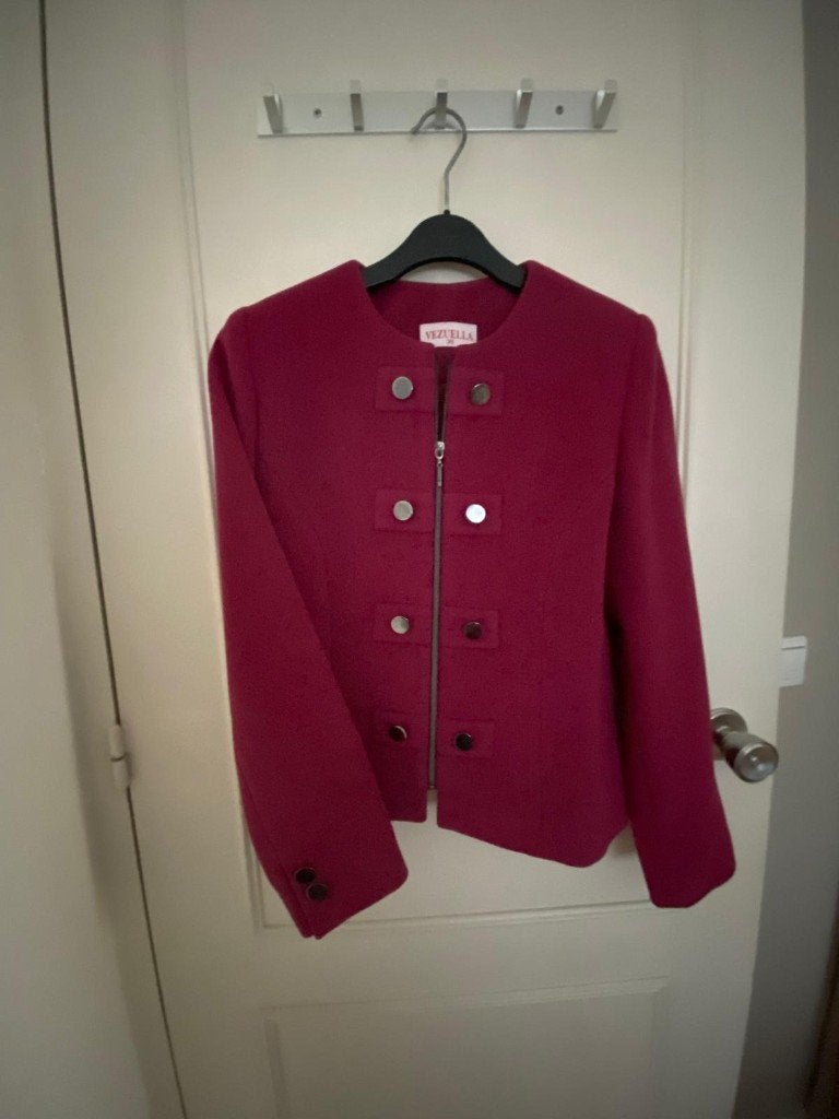 mantelpakje, Kleding | Dames, Jasjes, Kostuums en Pakken, Ophalen of Verzenden, Zo goed als nieuw, Maat 36 (S), Roze