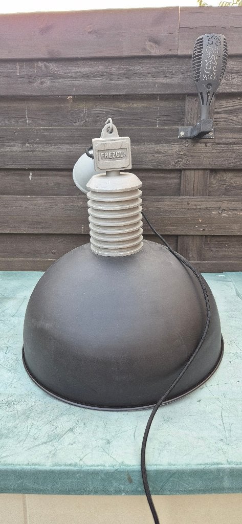 industrieel design hanglamp Frezoli Lozz  50 cm doorsnee, Ophalen, Industrieel design, E27 (groot), Zo goed als nieuw