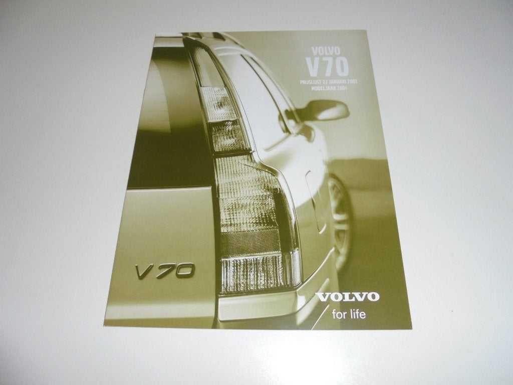 4 prijslijsten Volvo V70 in één koop, Boeken, Ophalen of Verzenden, Zo goed als nieuw, Volvo