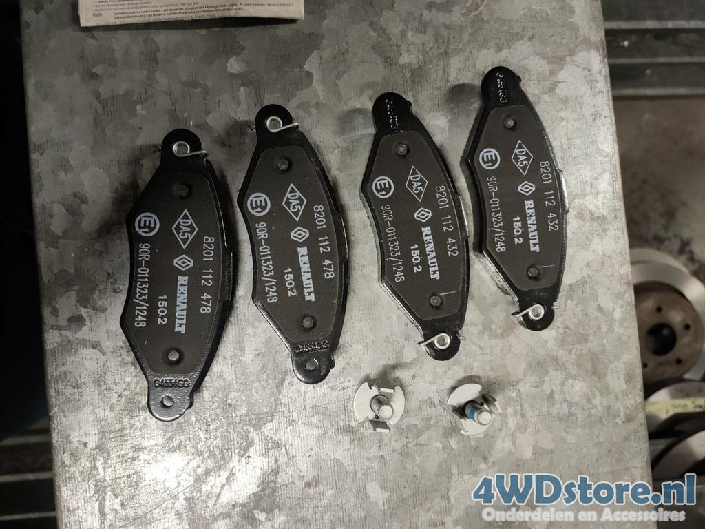 NIssan Kubistar/Renault Kangoo Remblokset Vooras 4106000QAG, -, -, Nieuw, Ophalen of Verzenden