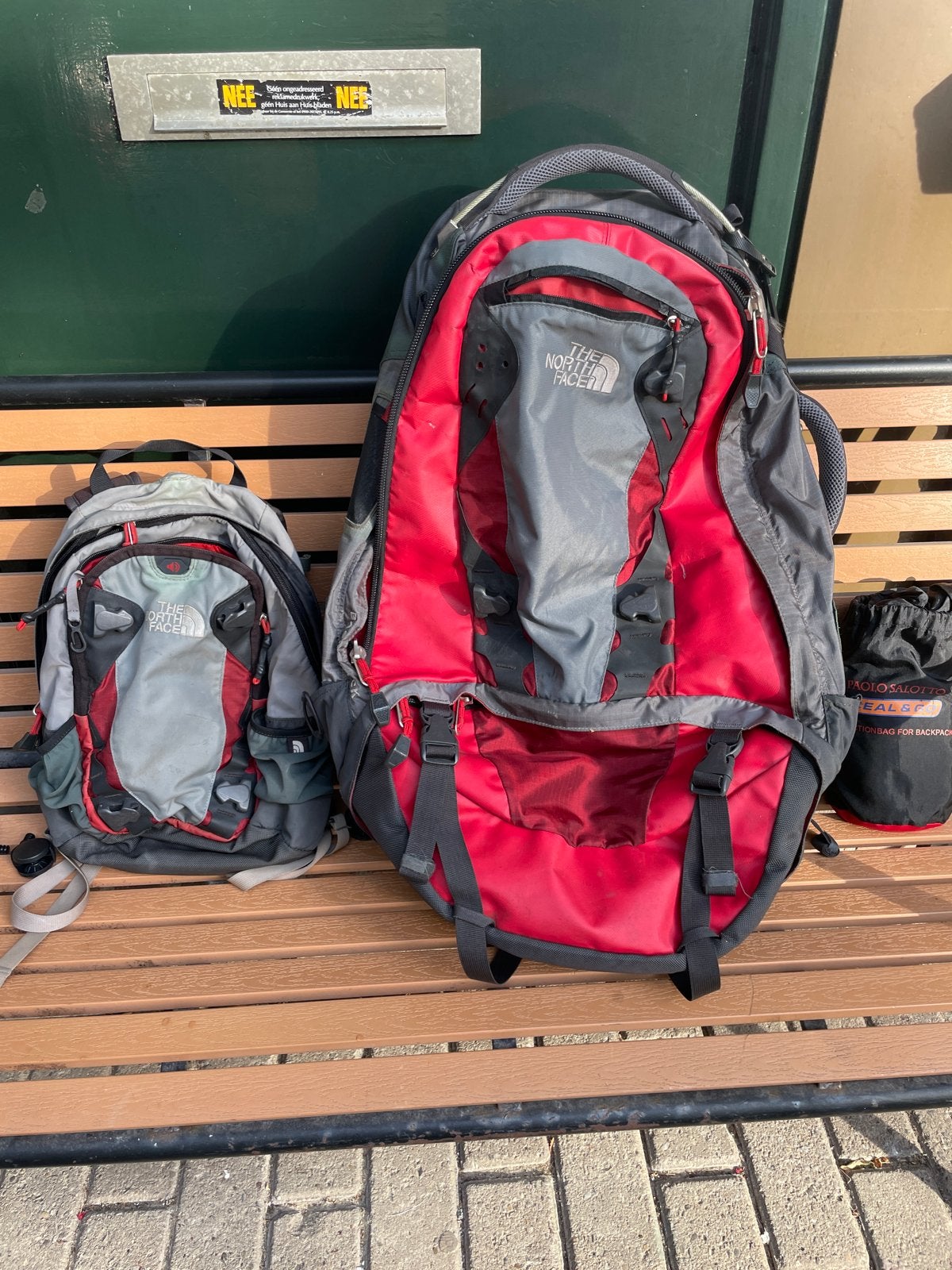 The North Face Backpack Set - Grote en Kleine Rugzak, Overige merken, 40 cm of meer, Gebruikt, Ophalen of Verzenden