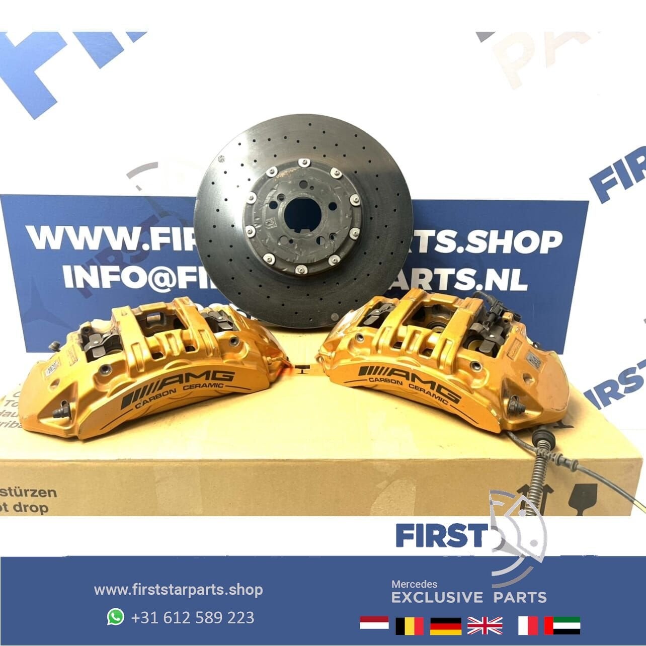 KERAMISCHE REMKLAUW W205 C205 C63 W213 E63 W218 CLS63 W190 G, Auto-onderdelen, Remmen en Aandrijving, Gebruikt, -, Ophalen of Verzenden