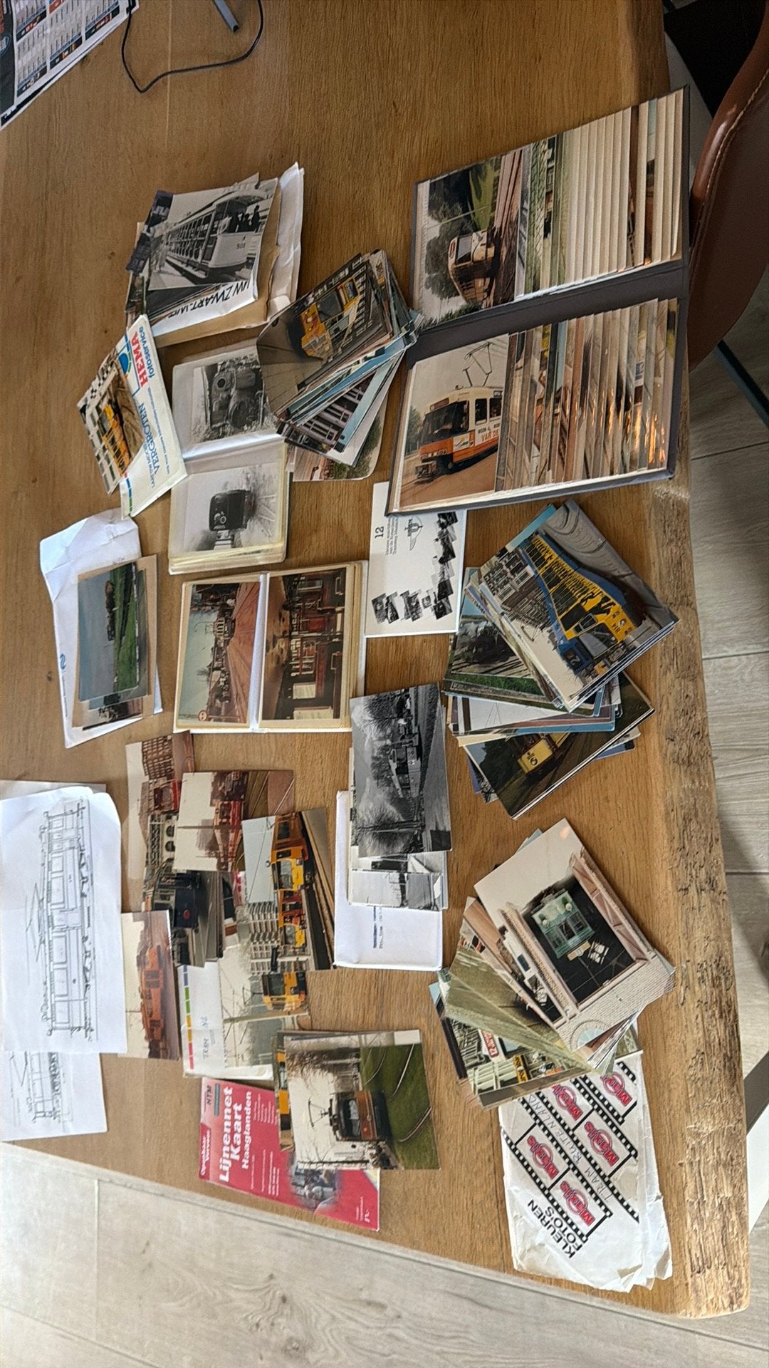 Verzameling foto’s ansichtkaarten trams RET RTM HTM NVBS etc, Verzamelen, Ophalen of Verzenden, Zo goed als nieuw, Overige onderwerpen