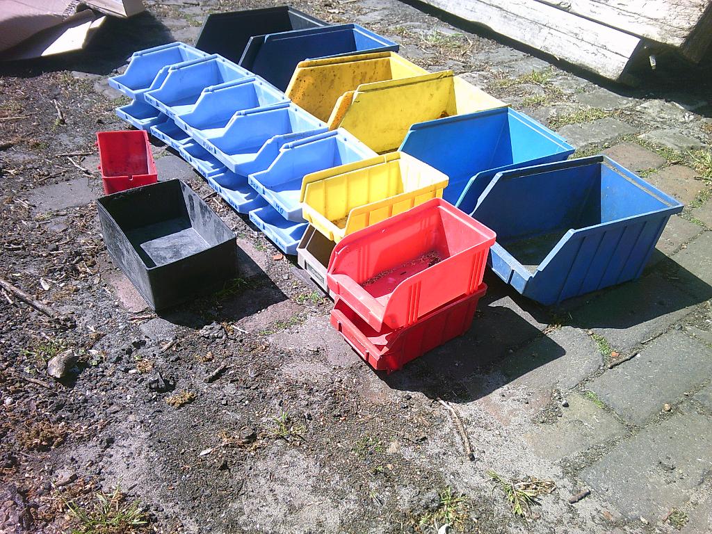Magazijnbakjes 25x15cm 15x11cm, Minder dan 35 cm, Minder dan 50 cm, Ophalen of Verzenden, Minder dan 40 cm