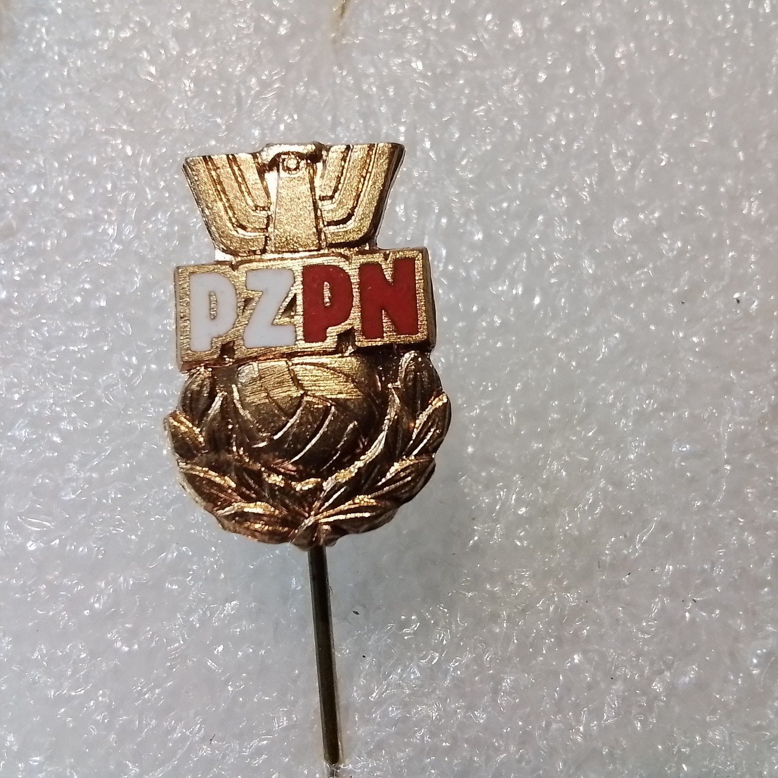 PZPN, Poolse voetbalbond, geëmailleerd, Verzamelen, Speldjes, Pins en Buttons, Ophalen of Verzenden, Gebruikt, Overige onderwerpen