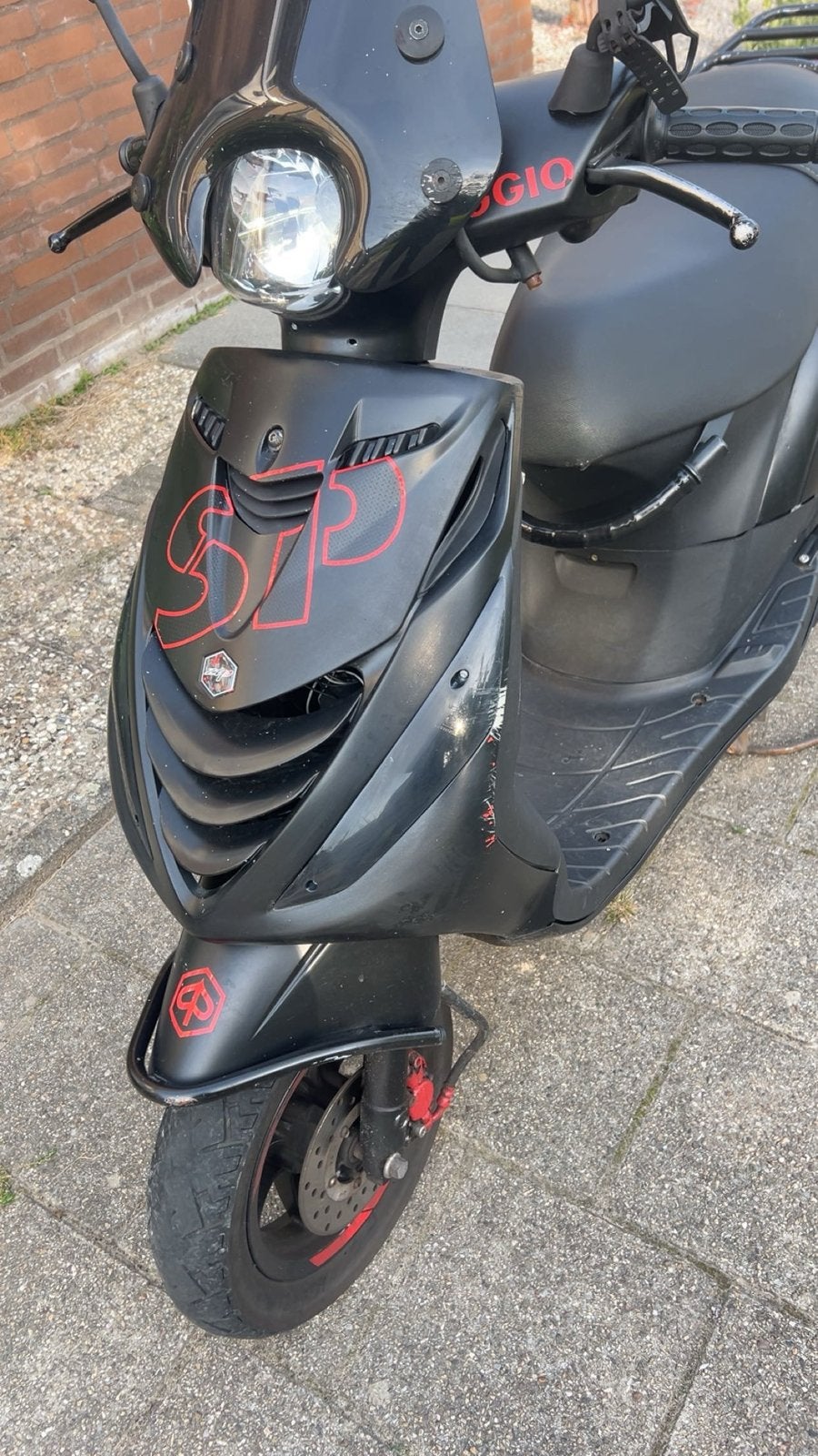 Piaggio Zip 80cc 4T - Zwart, Goed Onderhouden Scooter, Ophalen of Verzenden, Gebruikt