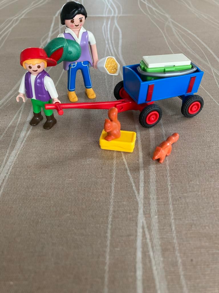 Playmobil familie in de zoo, Ophalen of Verzenden, Zo goed als nieuw
