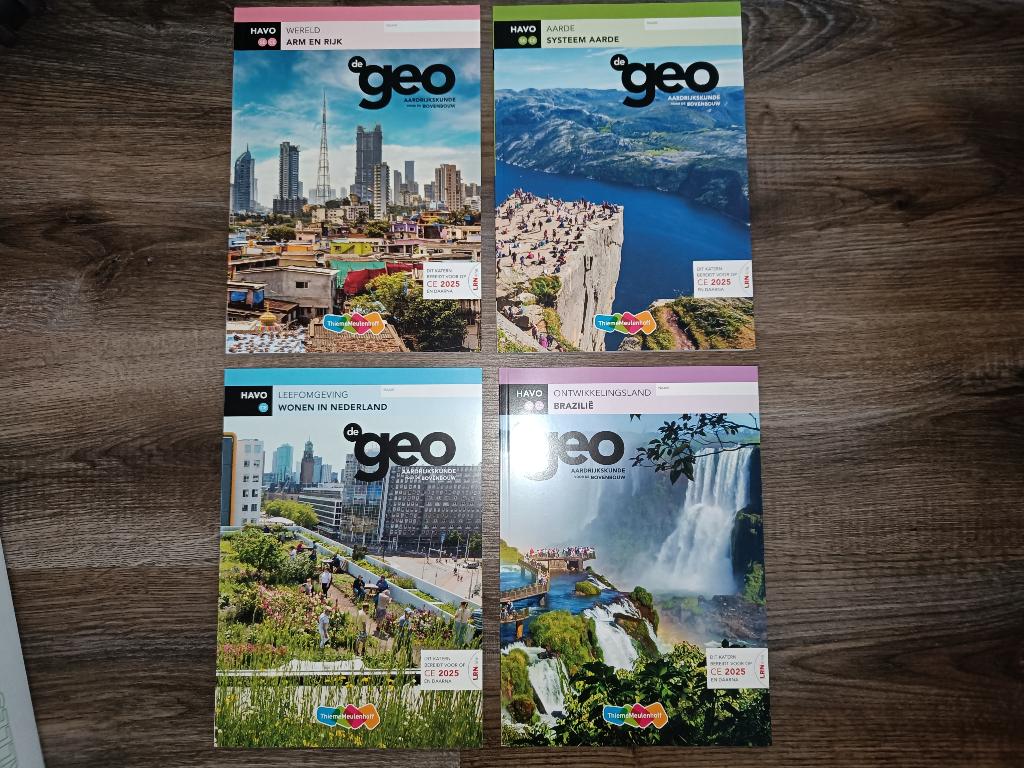 De geo havo schoolboeken, Ophalen of Verzenden, HAVO, ThiemeMeulenhoff, Aardrijkskunde