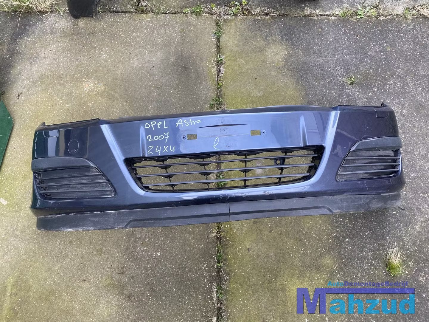 OPEL ASTRA H Grijs Z4XU Voorbumper 2003-2009, Auto-onderdelen, Gebruikt, Voor, Opel Automobile GmbH, Ophalen of Verzenden