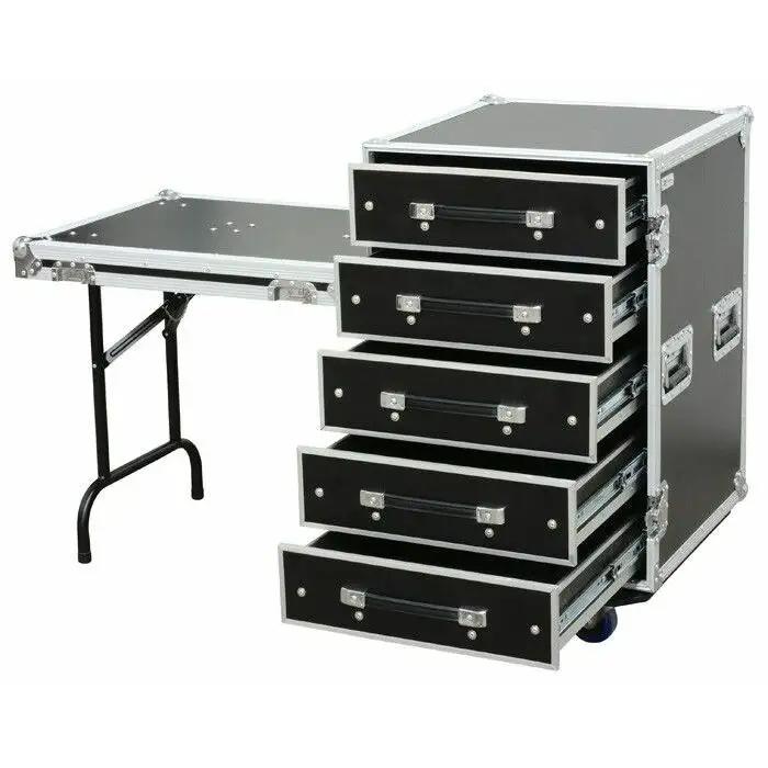 Power Dynamics PD-FA6 flightcase met 5 lades en tafel, Ophalen, Zo goed als nieuw, Audio