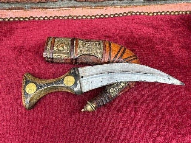 oude Jambiya, Omani Kandjar dagger- dolk, Ophalen of Verzenden, Overige soorten, Azië, Mes of Dolk