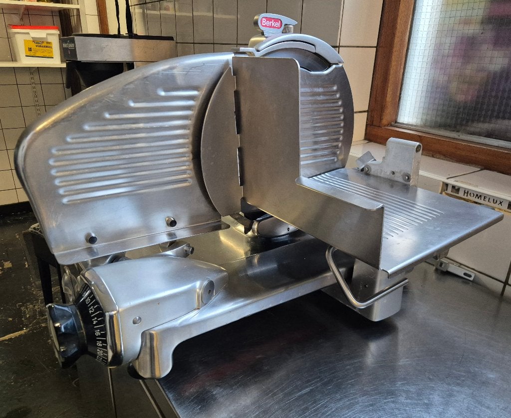 Berkel 834s snijmachine, Ophalen, Gebruikt
