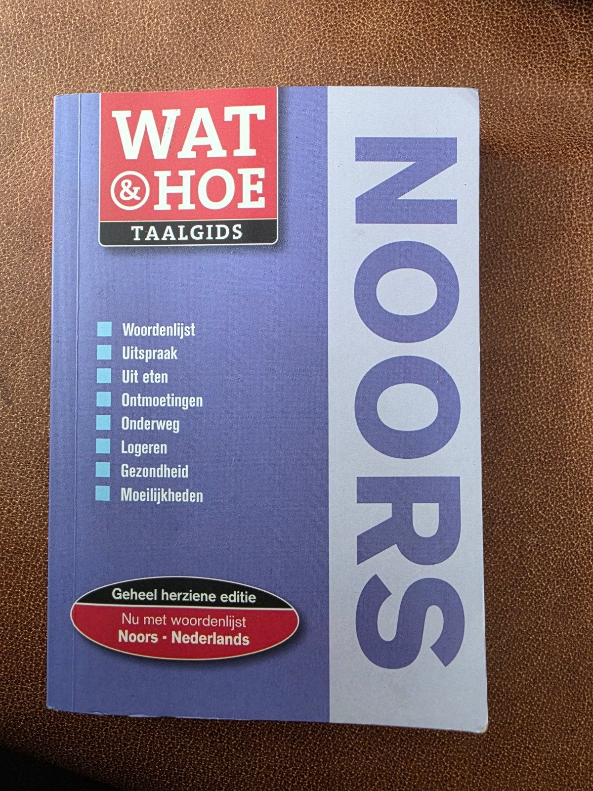 Taalgids Noors, Ophalen of Verzenden, Overige uitgevers, Overige talen