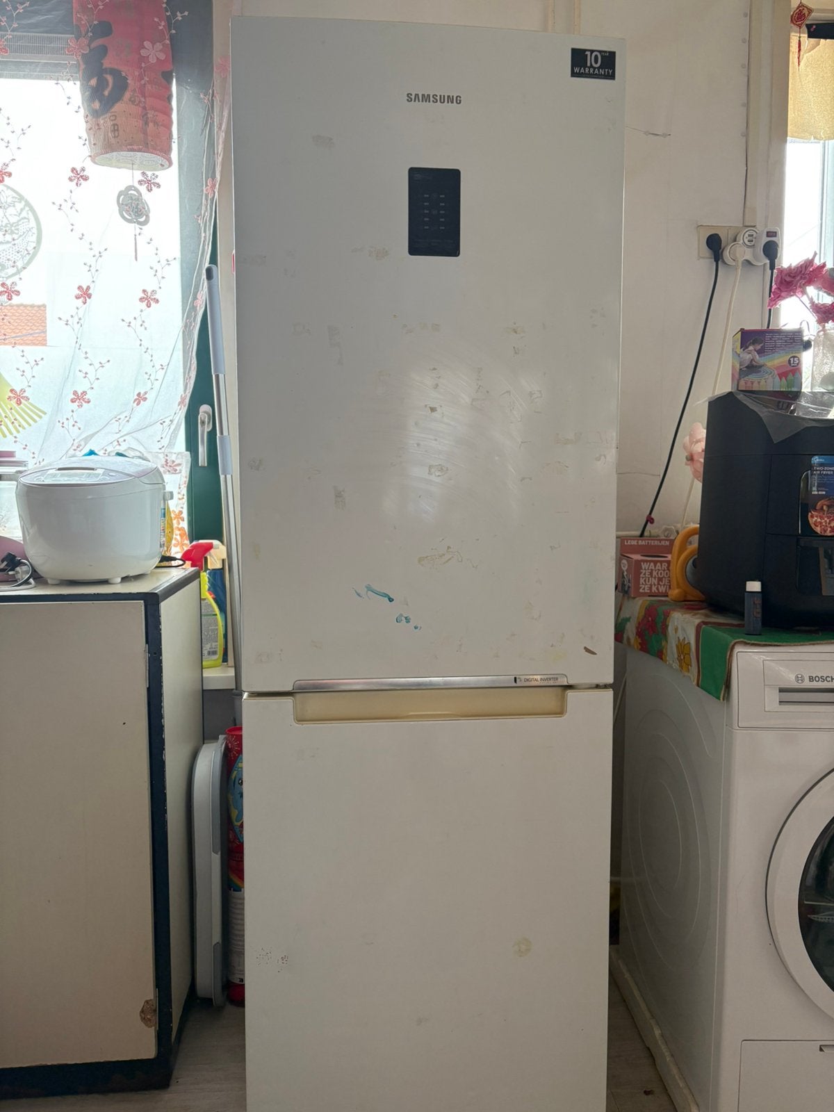 Samsung koelkast vriezer, Ophalen, Gebruikt, 200 liter of meer, 60 cm of meer