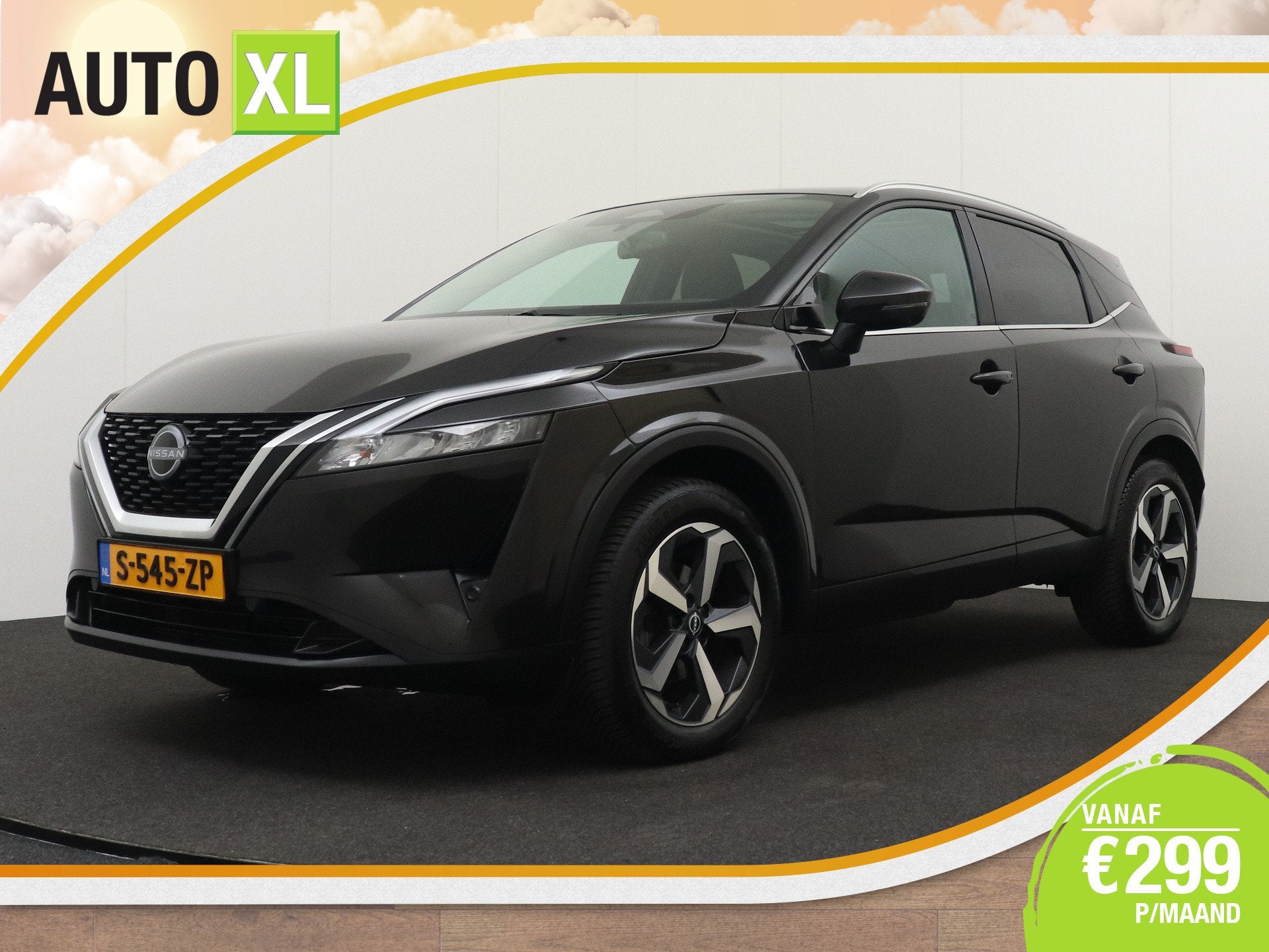 Nissan QASHQAI 1.3 158 PK Aut. MHEV N-Connecta Design Pano-d, Auto's, Stof, Zwart, Origineel Nederlands, Qashqai