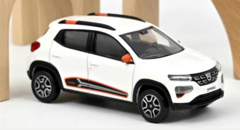 DACIA SPRING COMFORT PLUS 2022 WIT 1/43 Norev ref. 509062, Verzenden, Nieuw, Auto, Norev