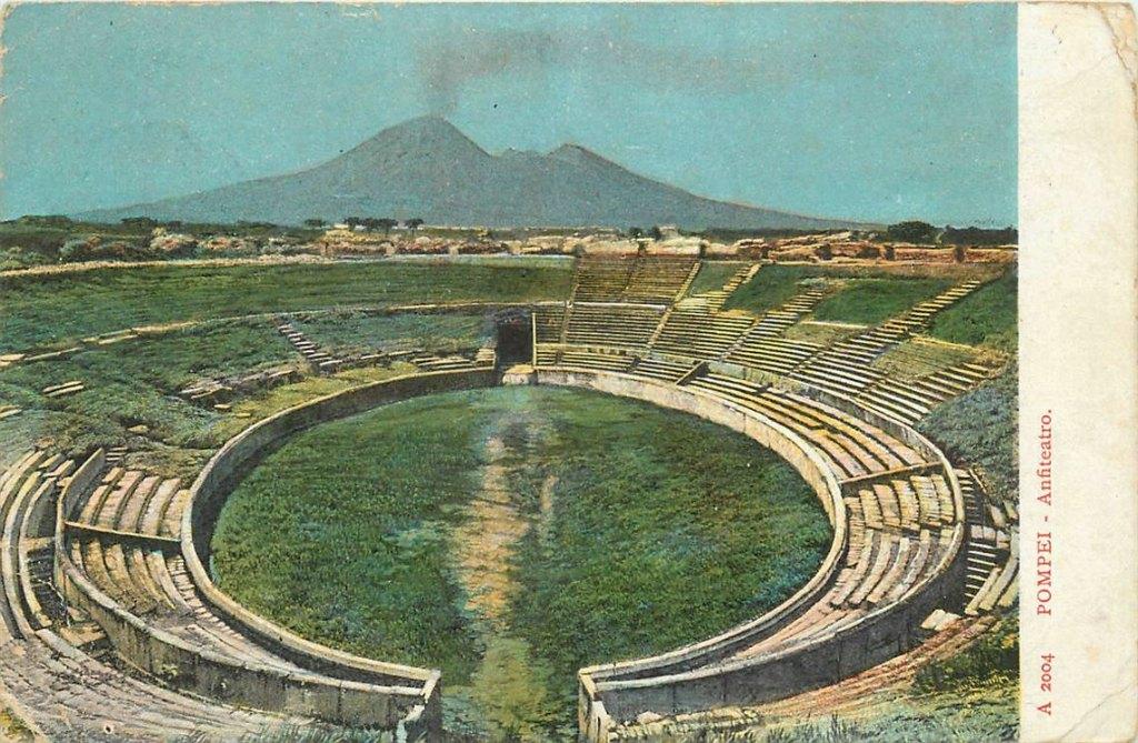 701-444-021 Pompei Anfiteatro, Verzenden, Voor 1920, Frankrijk