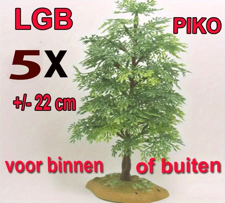 LGB of Piko - 5 stuks grote =/- 22 cm bomen, Gelijkstroom, Natuur, Nieuw, Ophalen of Verzenden