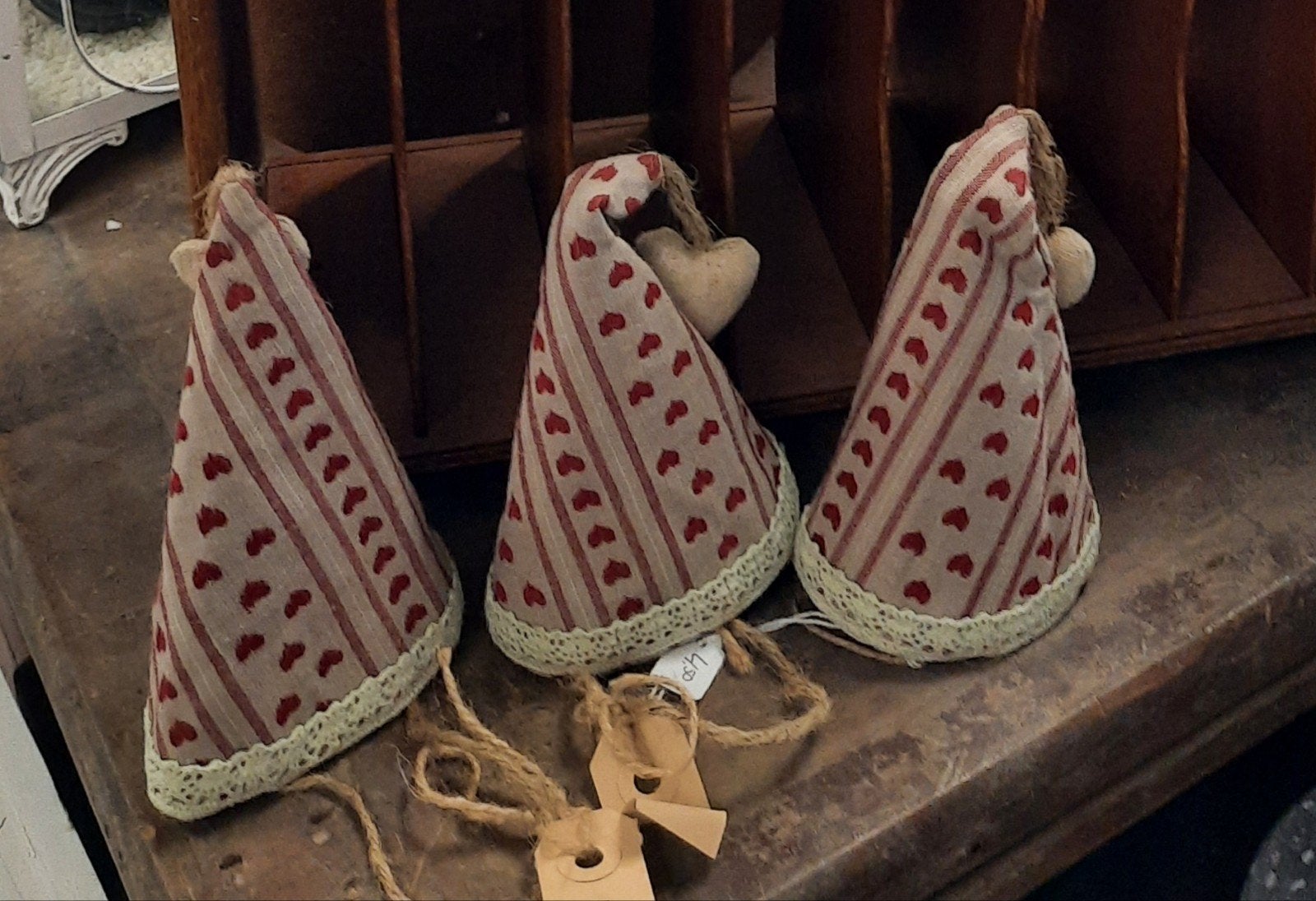 4 decoratie hoedjes, Ophalen of Verzenden