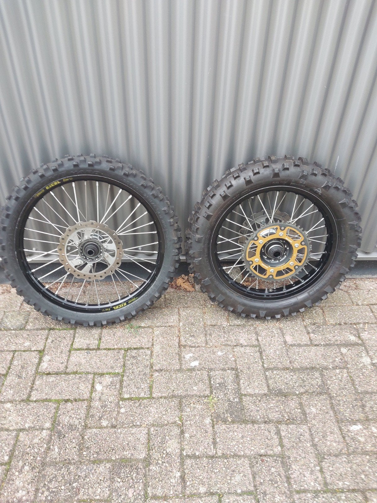 Honda CR/CRF Haan Wheels Excel Enduro set met Titanium naaf, Ophalen, Gebruikt