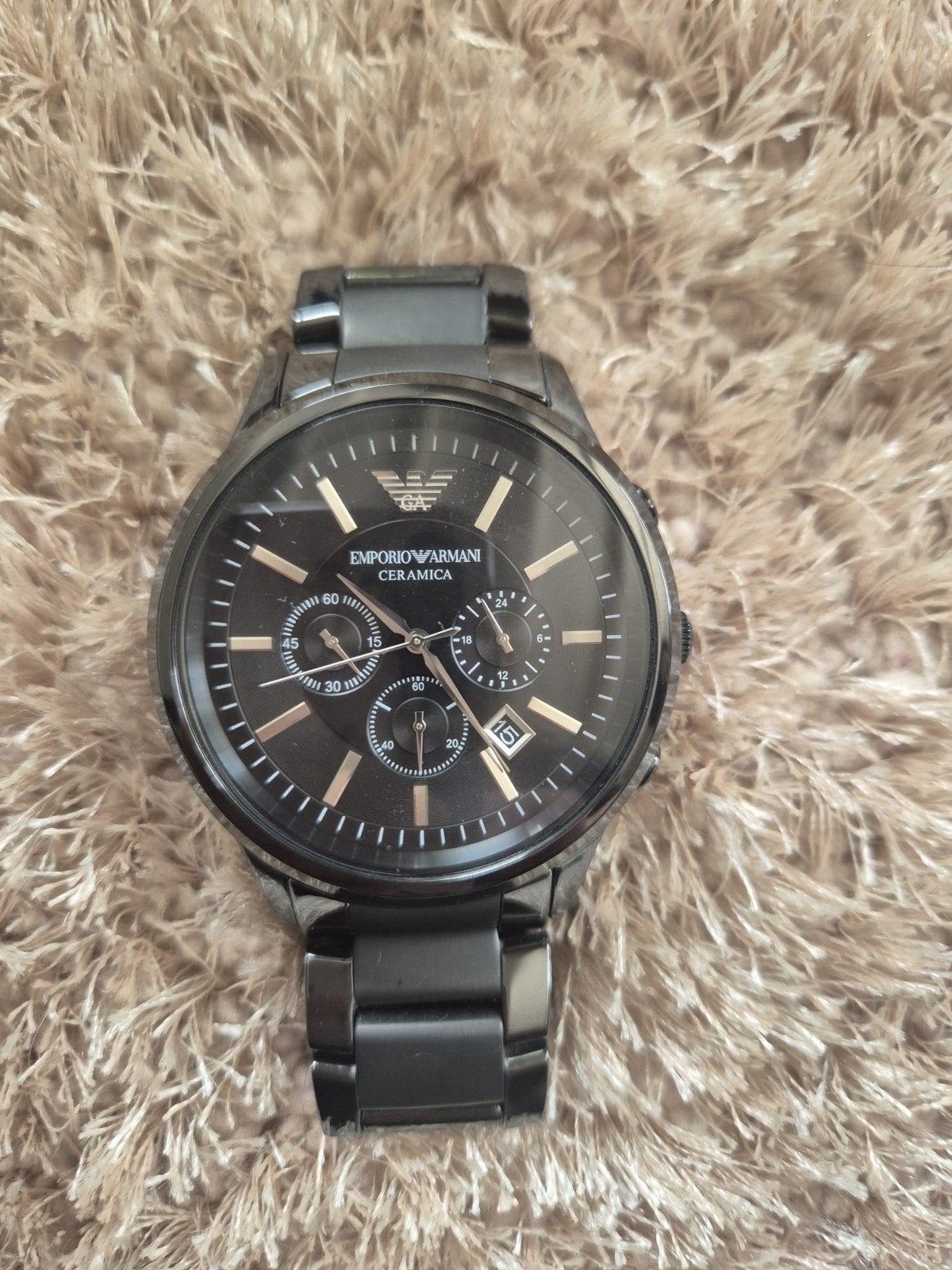 Armani Ceramica Herenhorloge, Overige merken, Overige materialen, Gebruikt, Verzenden