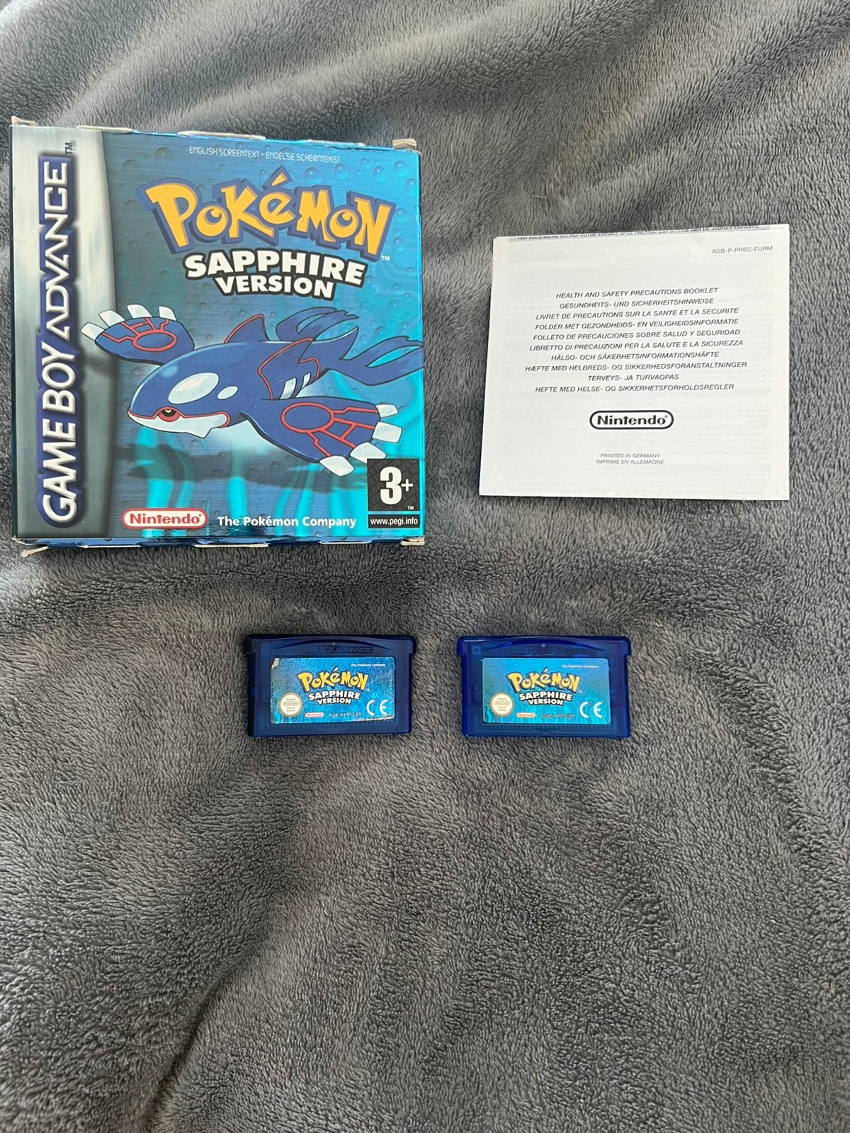 Pokemon Sapphire gameboy advance 2 games, Spelcomputers en Games, Avontuur en Actie, Gebruikt, 1 speler, Ophalen of Verzenden