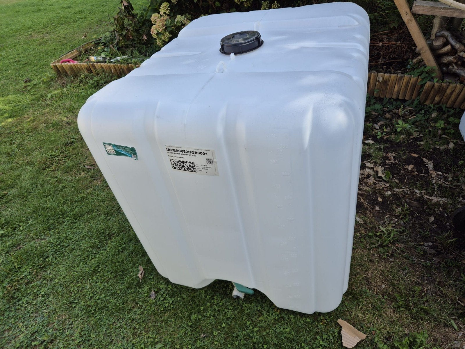 1000 Liter Watervat - Ideaal voor Regenwateropslag, Ophalen, Zo goed als nieuw