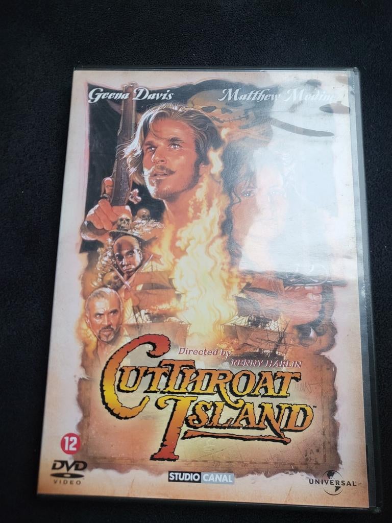 Cutthroat Island DVD - Actie/Avontuur met Geena Davis, Cd's en Dvd's, Vanaf 12 jaar, Ophalen of Verzenden, Gebruikt